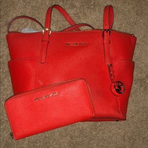 Michael Kors Purse + Wallet